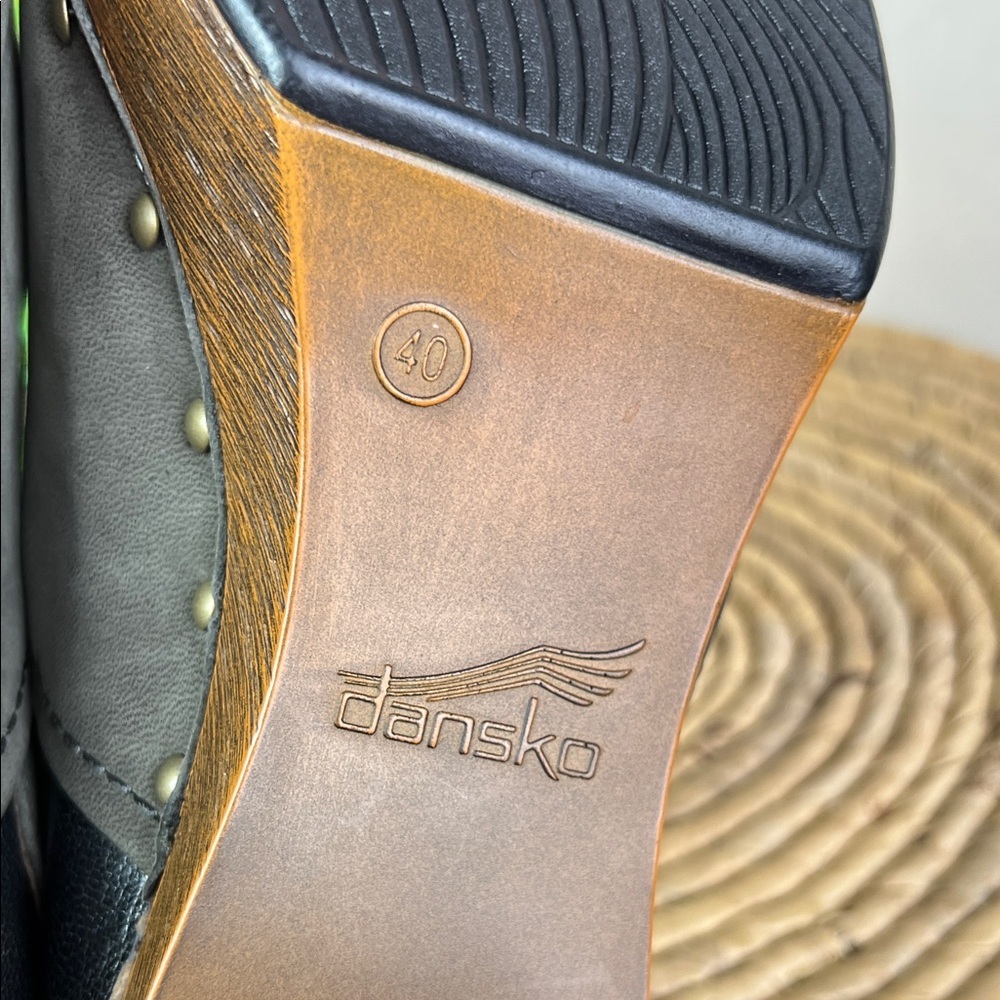 Dansko Della Heeled Leather Clog Slingback 40 - Picture 11 of 11
